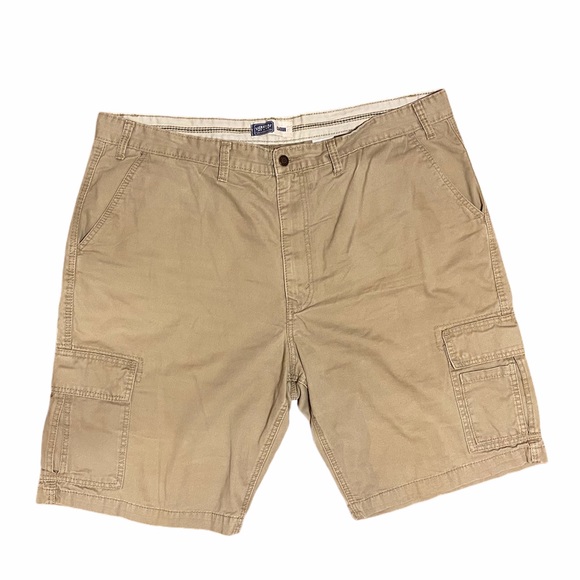 TOMMY HILFIGER + LEVI Mens Khaki Cargo Shorts sz42 - Picture 2 of 8